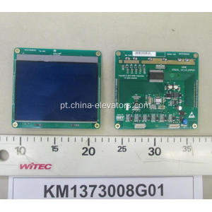 KM1373008G01 Placa de exibição LCD duplex para elevadores Kone
